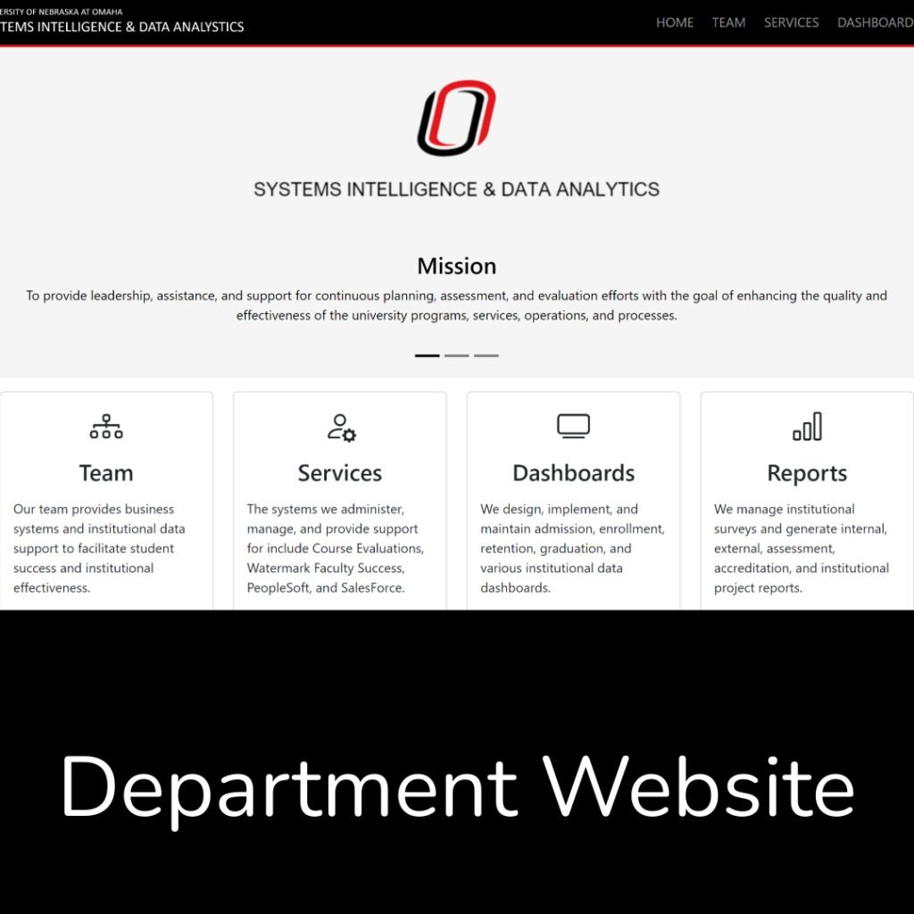 Department website image.